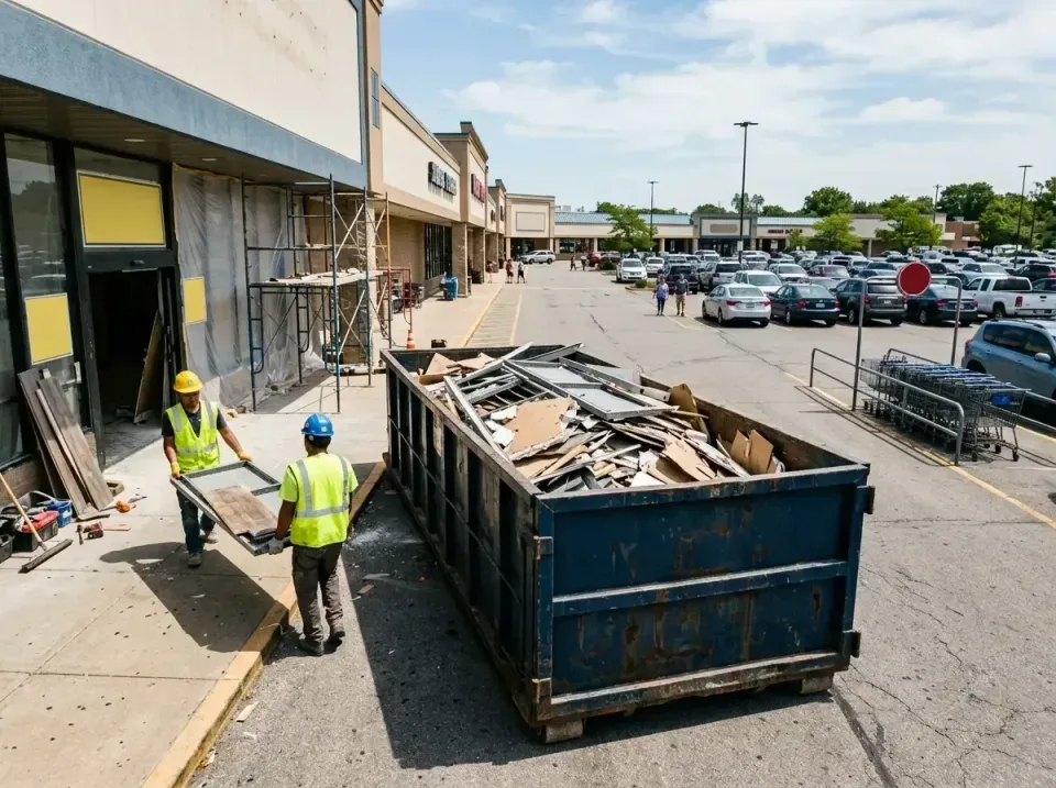 retail-store-renovation-debris-003 — frequently asked questions, Roll-off Dumpster Rentals in Bon Air, VA